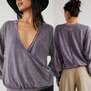 Free People Anyway Top Purple